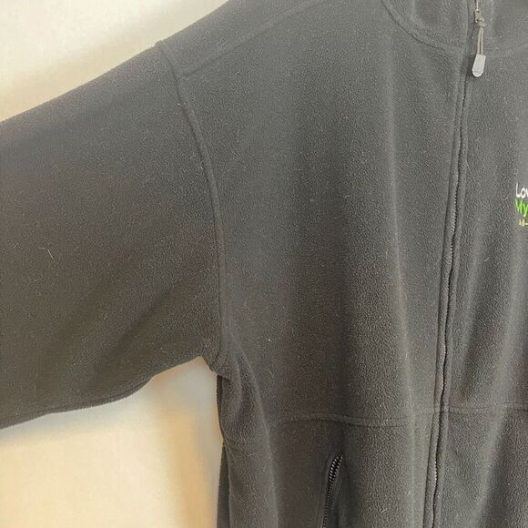 LowerMyBills.com All-Star Affiliate 2XL Fleece Jacket Black Zip DEVON & JONES - Picture 8 of 11